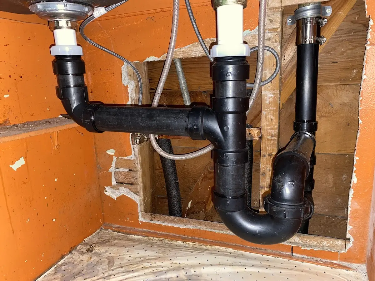 Professional Repiping Services equipment and tools on the job in Friendswood